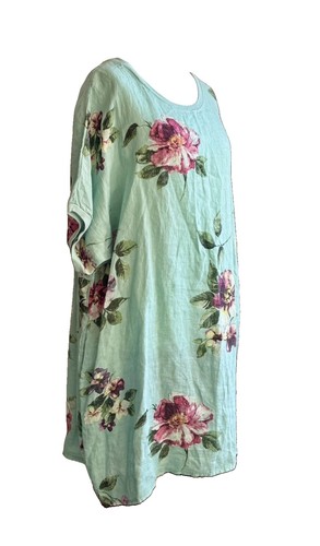 Made italy linen long top - linen,