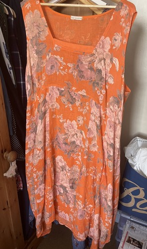 Lagenlook style linen floral - lagenlook,