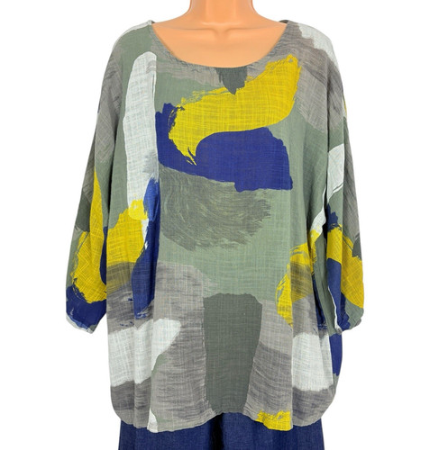 Cotton tunic top - tunic,
