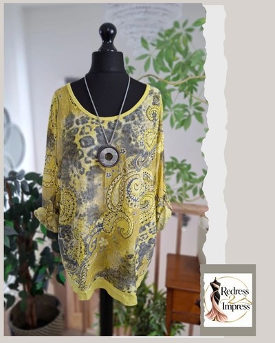 Baggy linen tunic - one, size