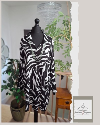 Womens black baggy shirt - black,