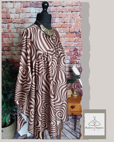 Womens baggy artisan dress - womens,