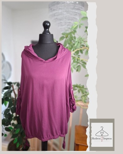 Womens baggy hooded top - womens, tunic