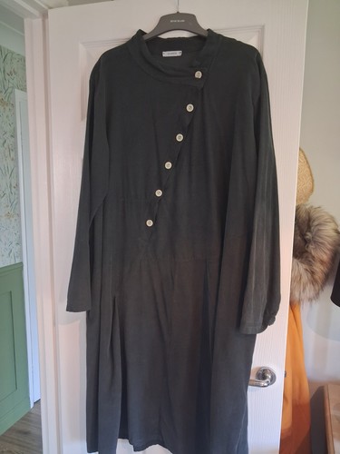 Plus size charcoal cotton cord - charcoal,