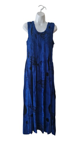 Blue plus size lagenlook - blue,