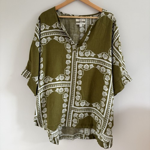 Pure linen tunic top - m&s,